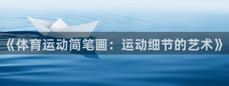 佛山市南海意昂5Kgame机电仪器有限公司：《体育运动简笔画：运动细节的艺术》